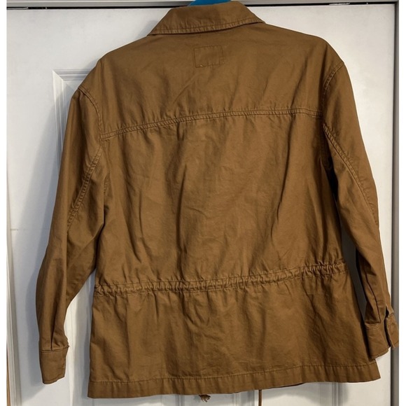 Old Navy Jacket Womens XS Brown‎ Shacket Barn Chore Military Workwear - Picture 6 of 8